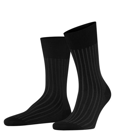 Shadow Striped Dress Socks (Men)