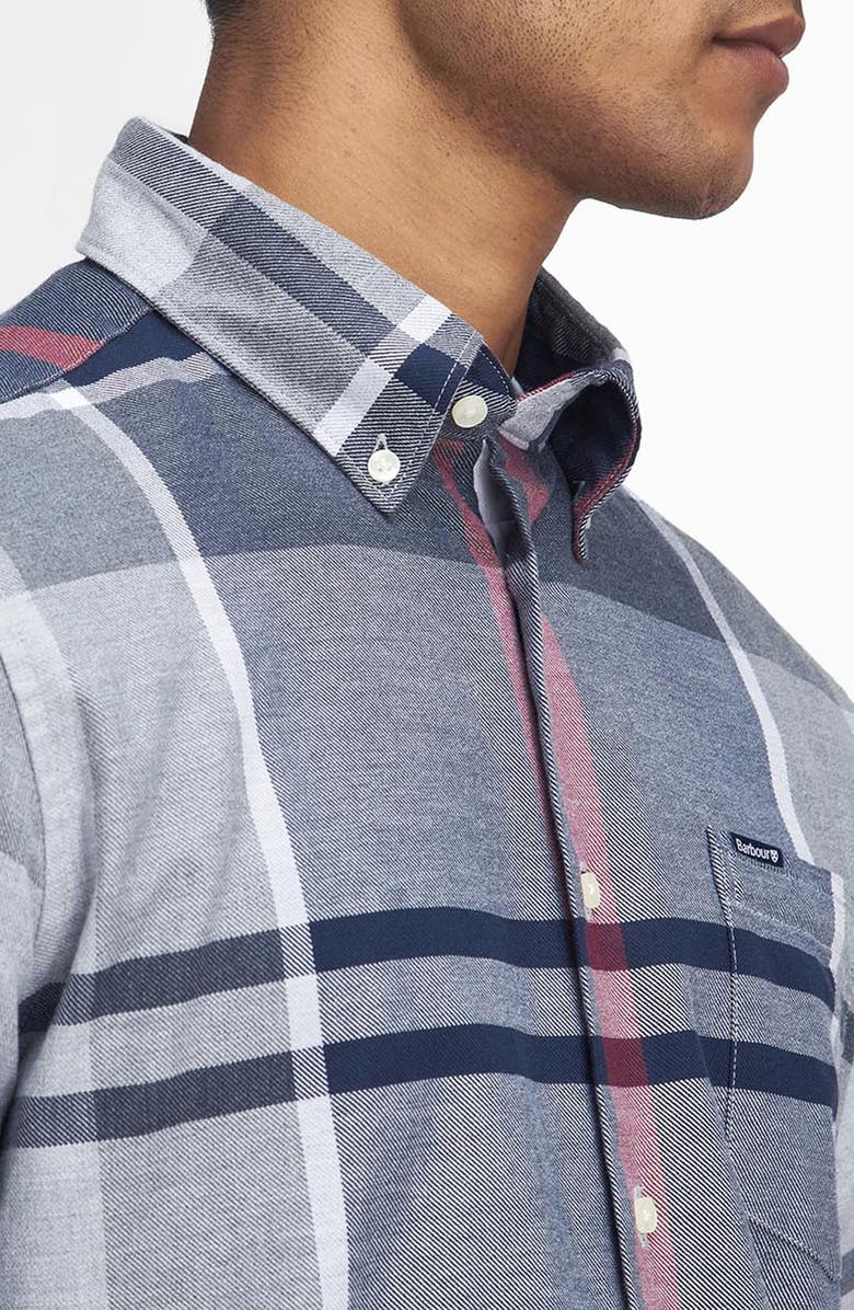Barbour Dunoon Plaid Slim Fit Button-Down Shirt, Alternate, color, 