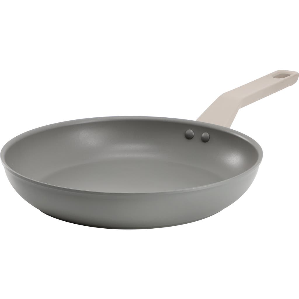 Oster Ambrose 12 Inch Nonstick Aluminum Frying Pan In Matte Grey In Gray