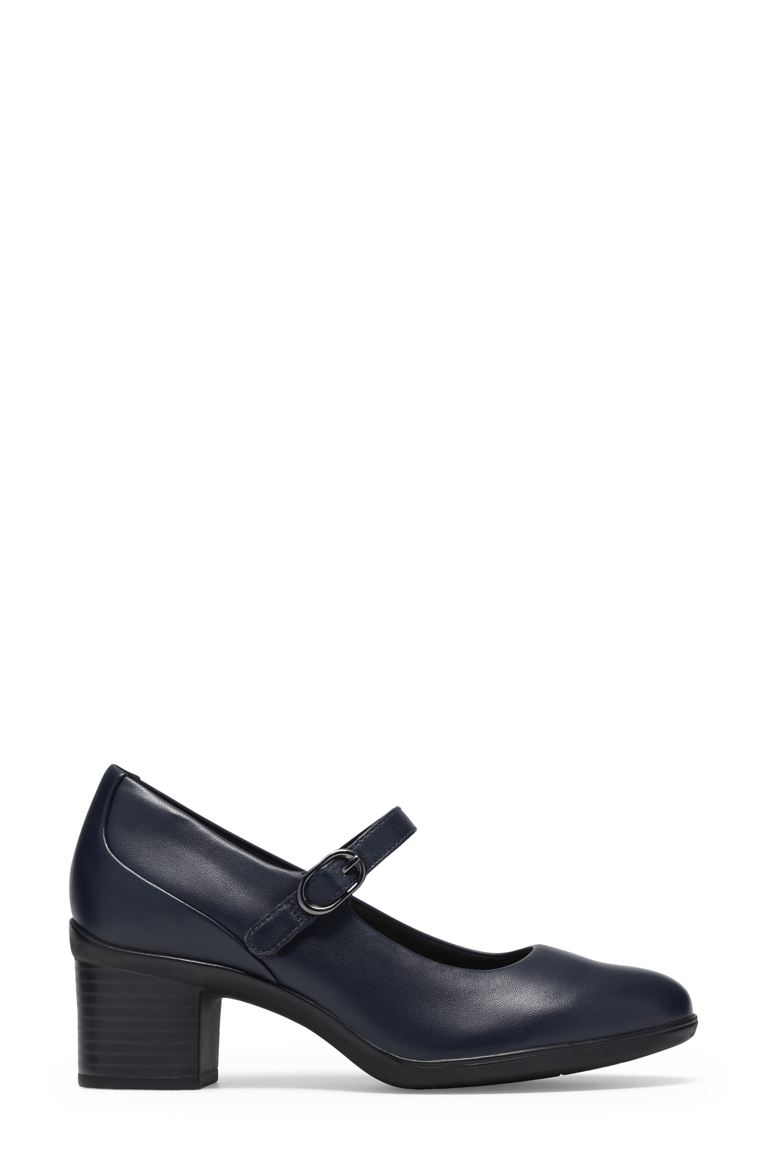 Shaya Jane Mary Jane Pump, Alternate, color, NAVY LEATHER