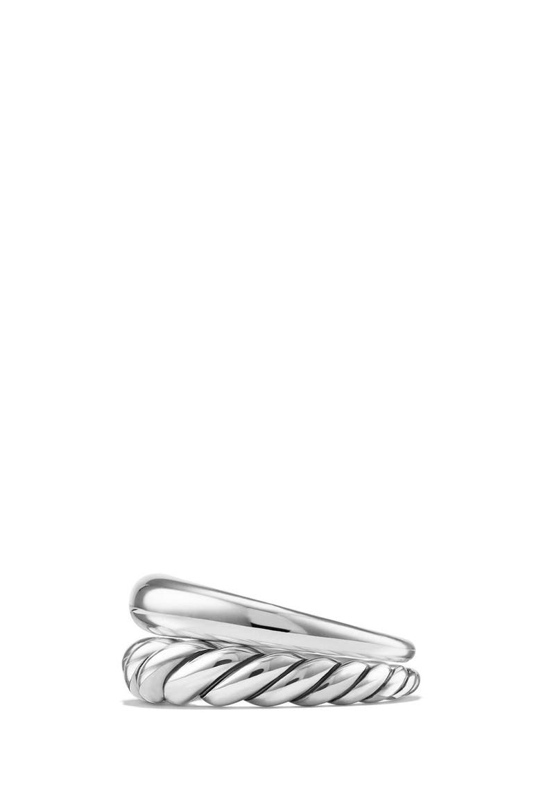 Pure Form Sterling Silver Stacking Rings, Alternate, color, SILVER