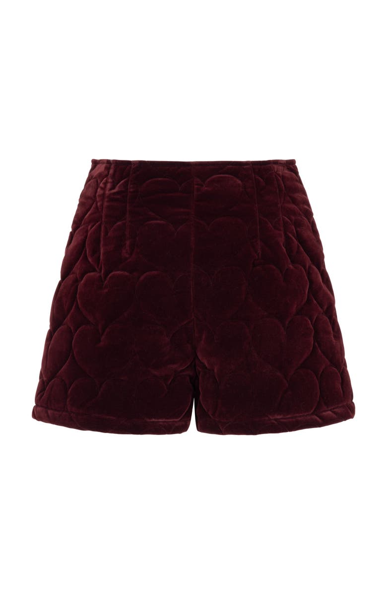Nocturne Quilted Mini Shorts, Alternate, color, 