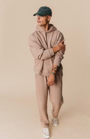 Ocio Men's Organic Cotton Teddy Oversized Hoodie