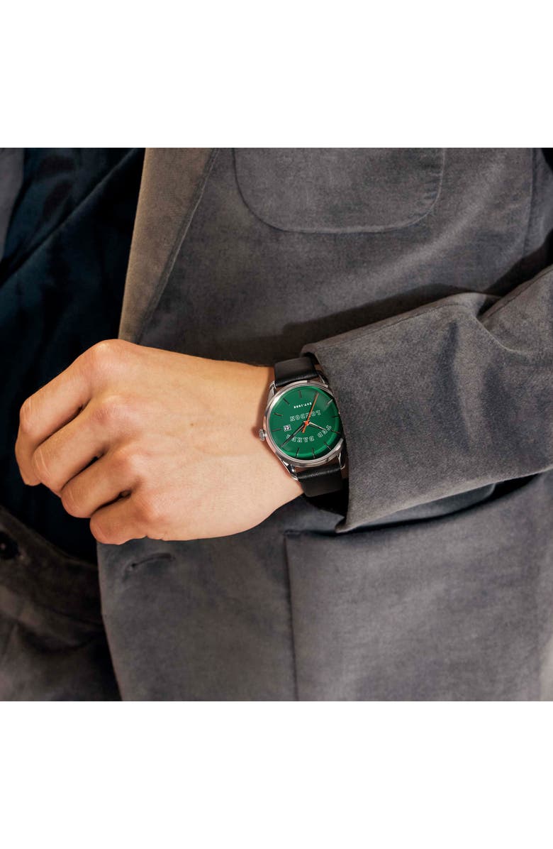 Ted Baker Leytonn Leather Strap Watch, 40mm, Alternate, color,