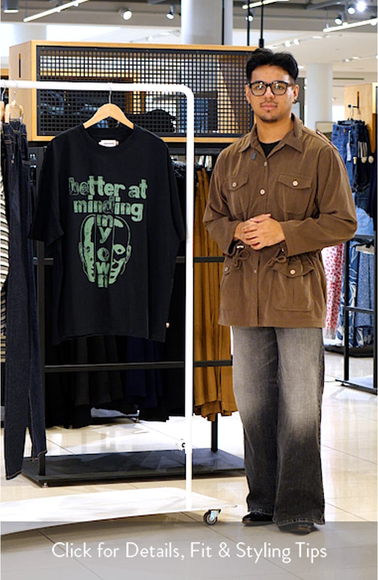 Better at Minding My Own Cotton T-Shirt, sales video thumbnail