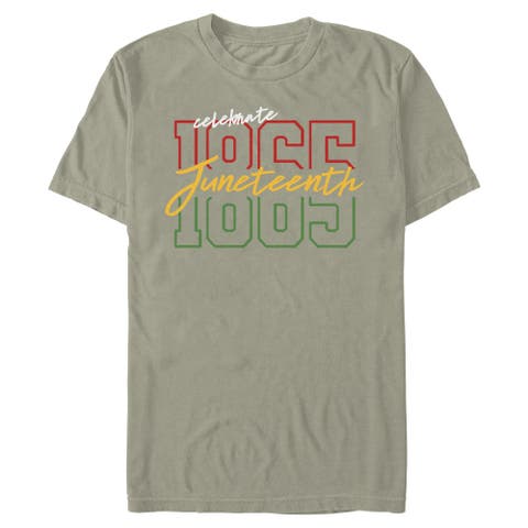 Men's Celebrate Juneteenth 1865 Short Sleeve Graphic T-shirt