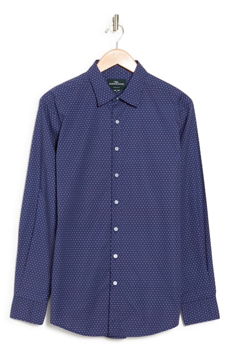 Rodd & Gunn Mill Road Long Sleeve Woven Shirt, Alternate, color, Midnight
