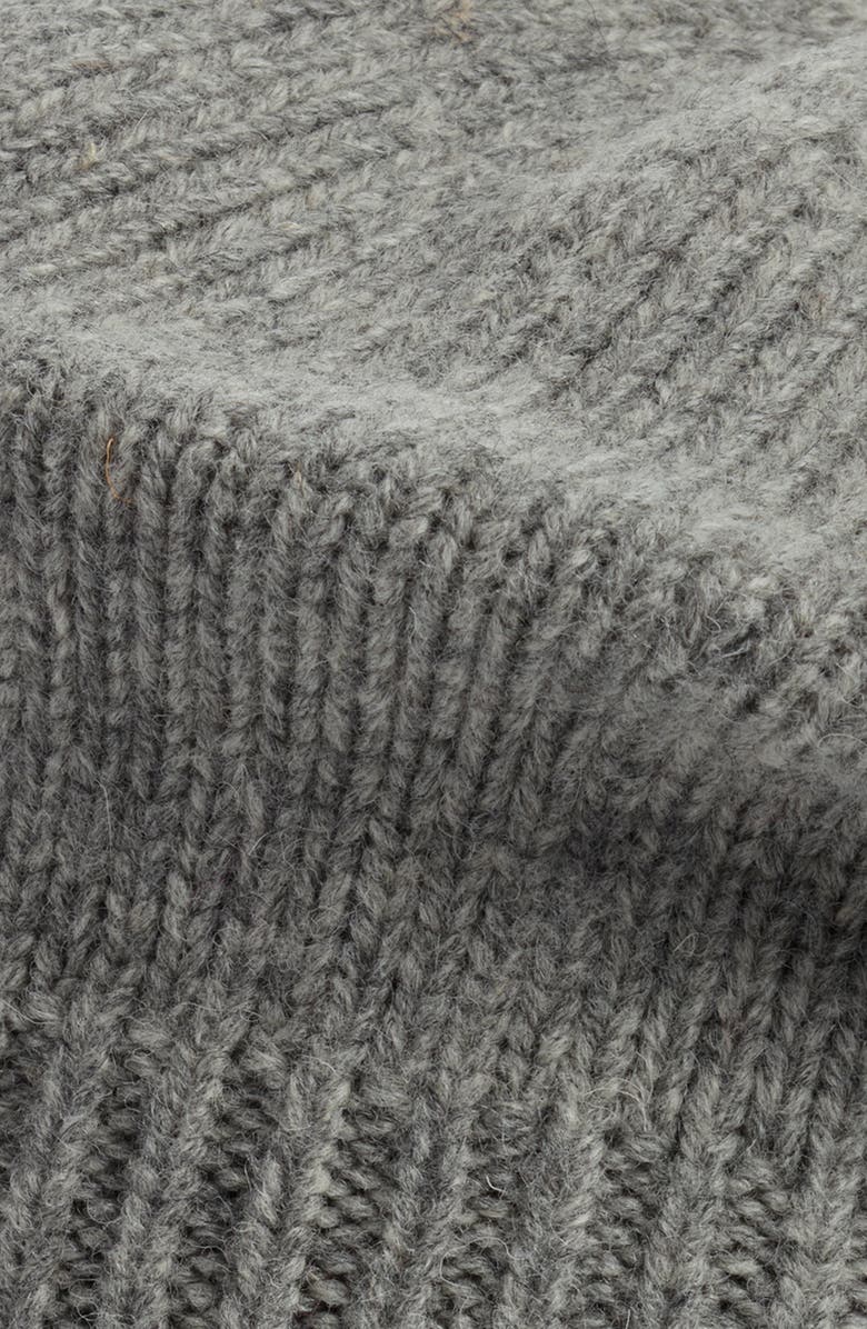 Damson Madder Wool Beret with Bow Accent, Alternate, color, Multi