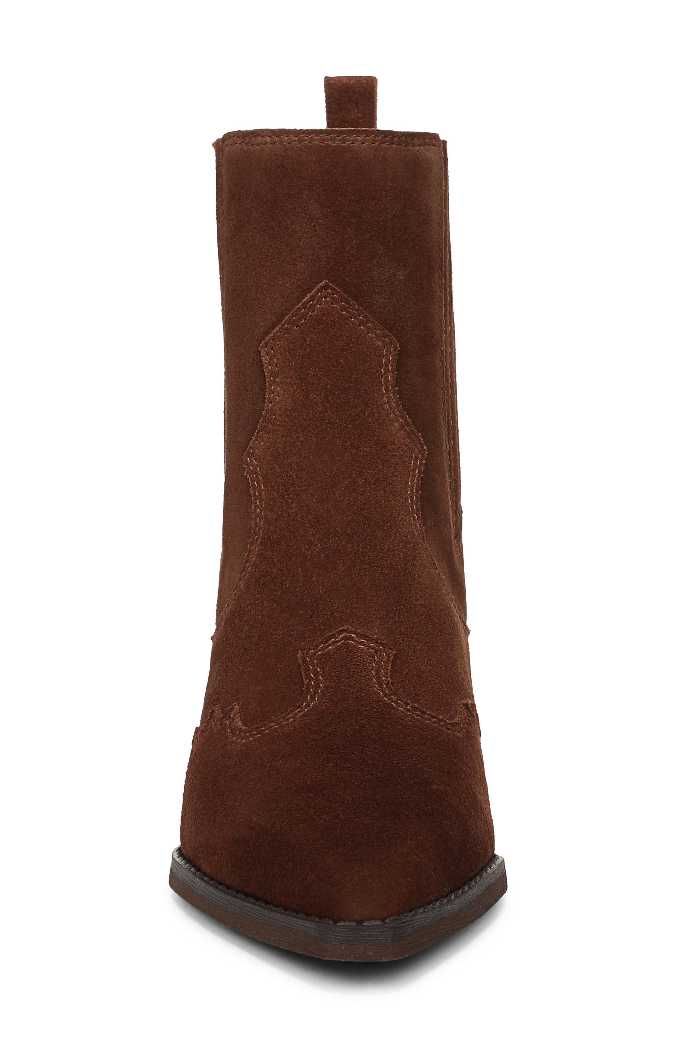Sam Edelman West Bootie, Alternate, color, Dark Toffee