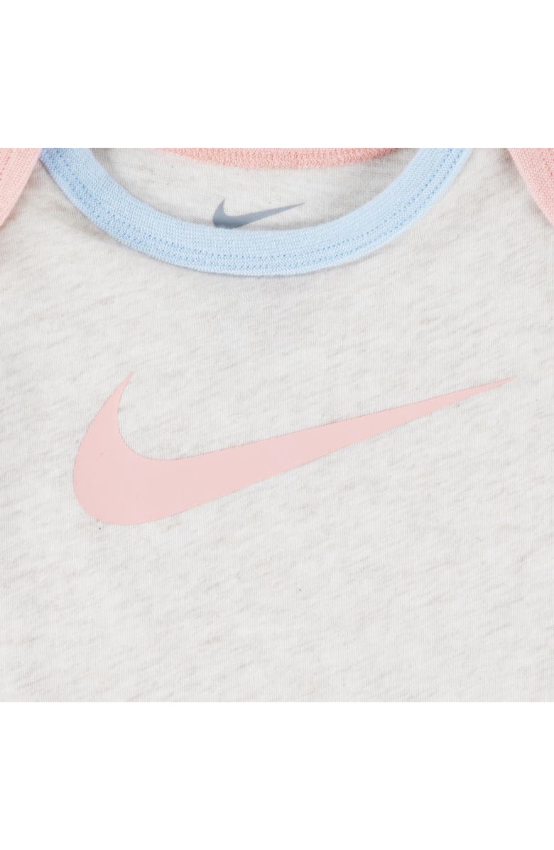 Nike Assorted 3-Pack Bodysuit, Alternate, color, Grey Heather