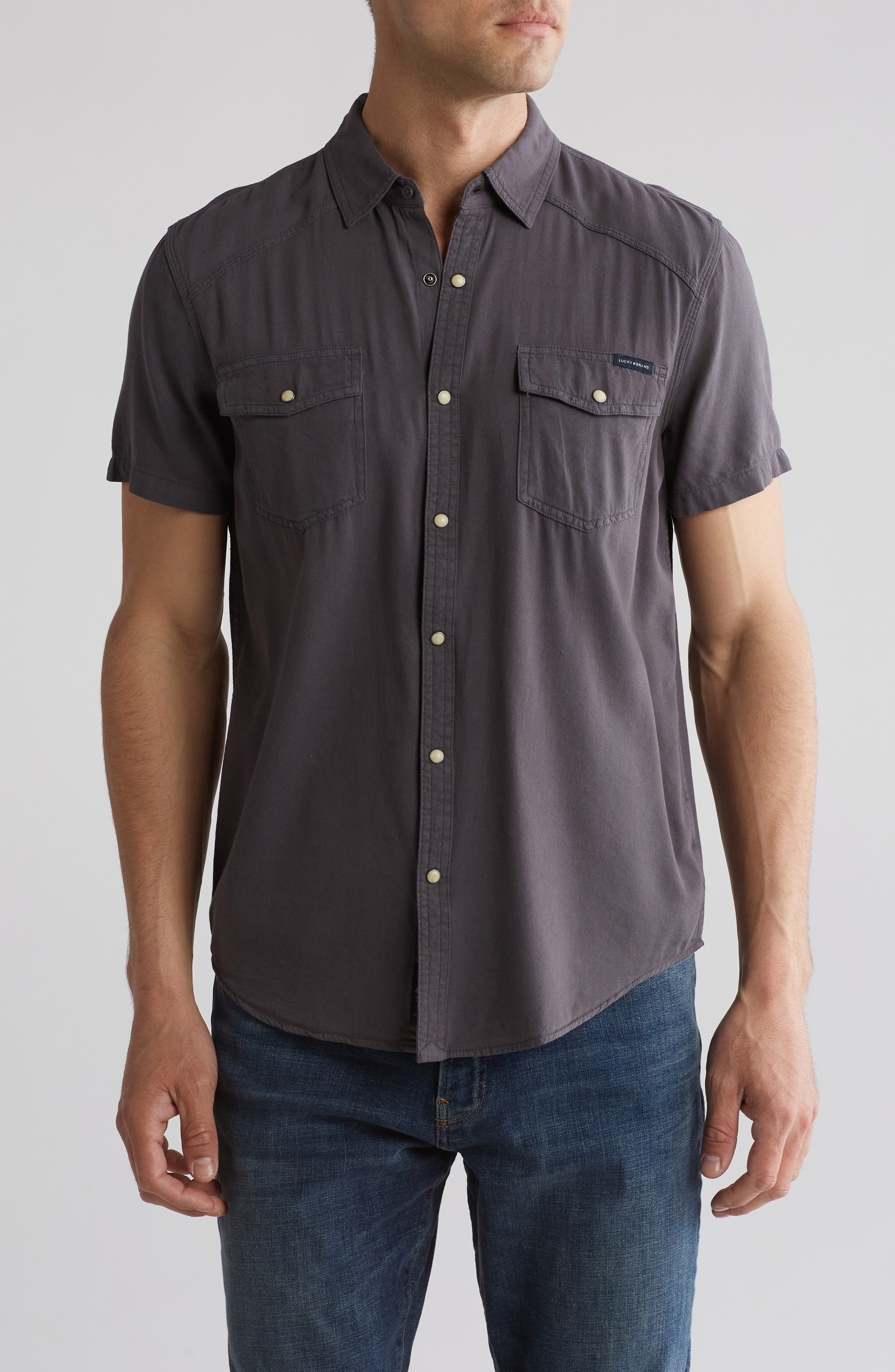 Lucky Brand Western Short Sleeve Shirt
