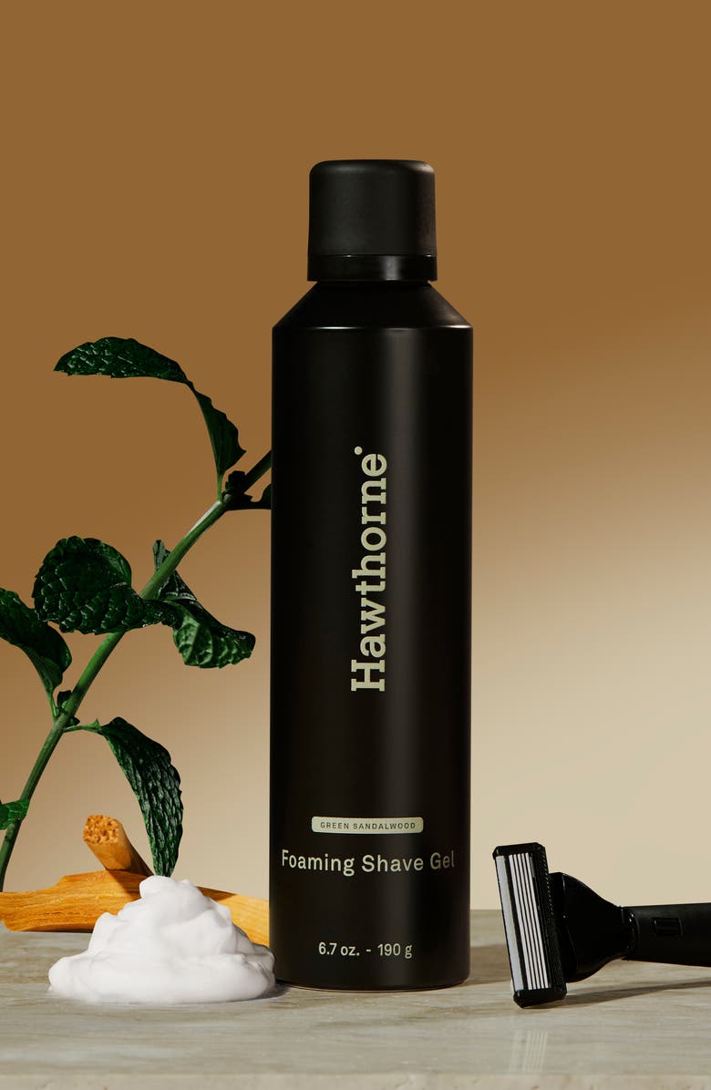 Hawthorne Sandalwood Foaming Shave Gel, Alternate, color, 