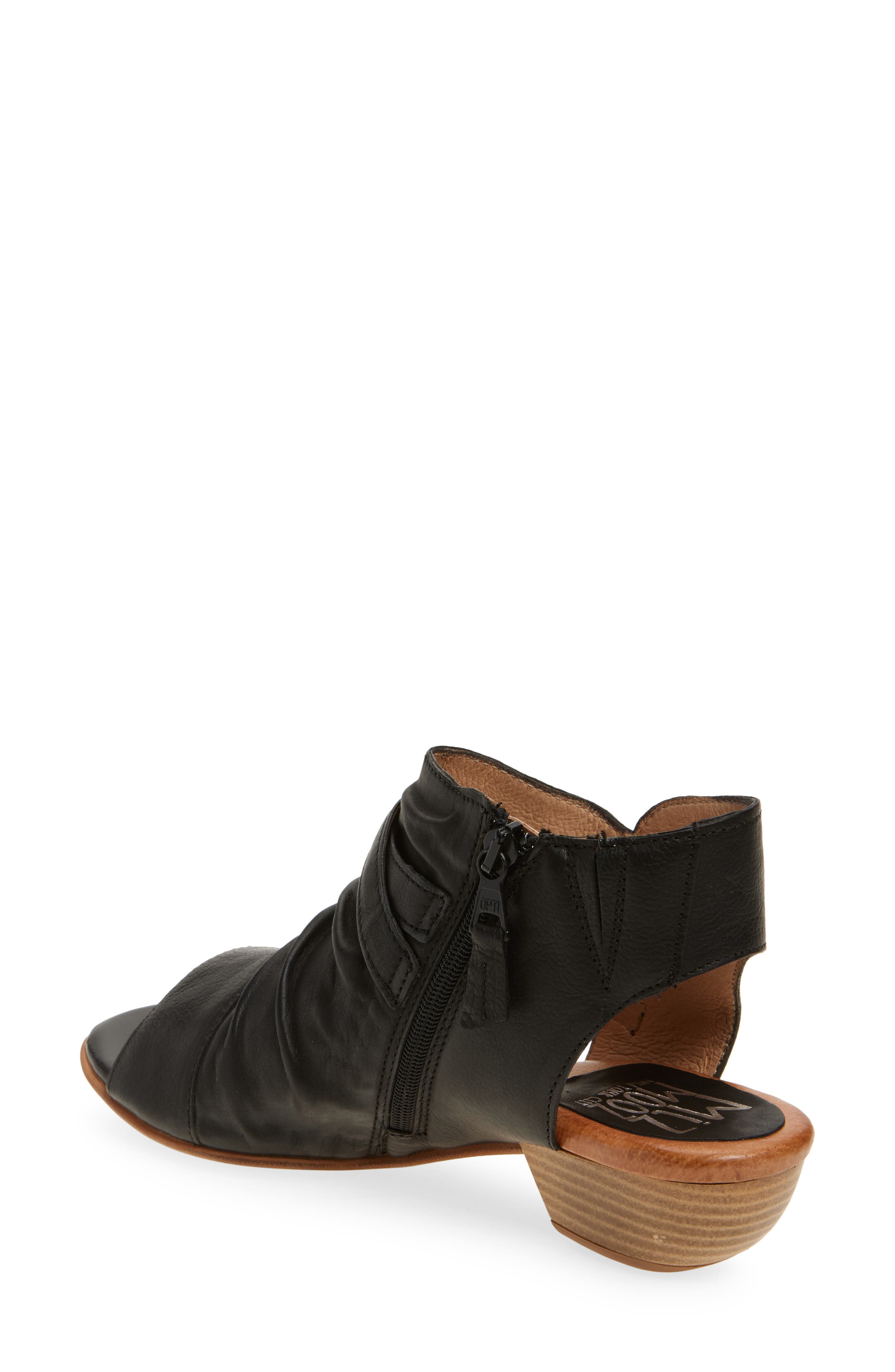 Miz Mooz Cassius Ruched Sandal, Alternate, color, 