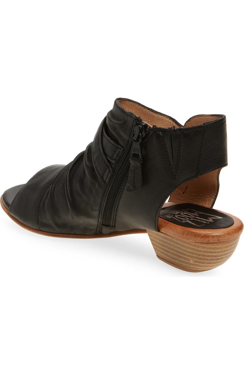 Miz Mooz Cassius Ruched Sandal, Alternate, color,