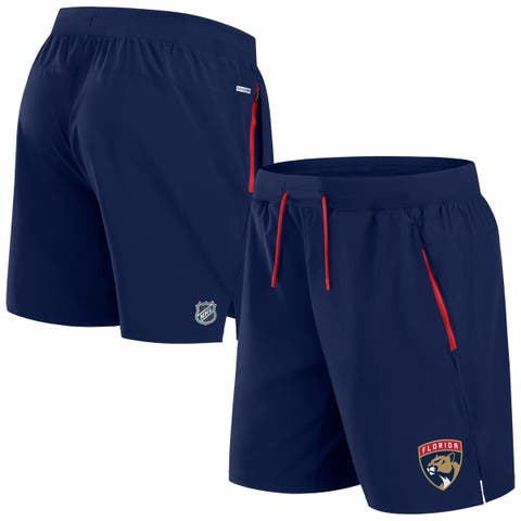 Men's Fanatics Navy Florida Panthers Authentic Pro Rink Performance Shorts