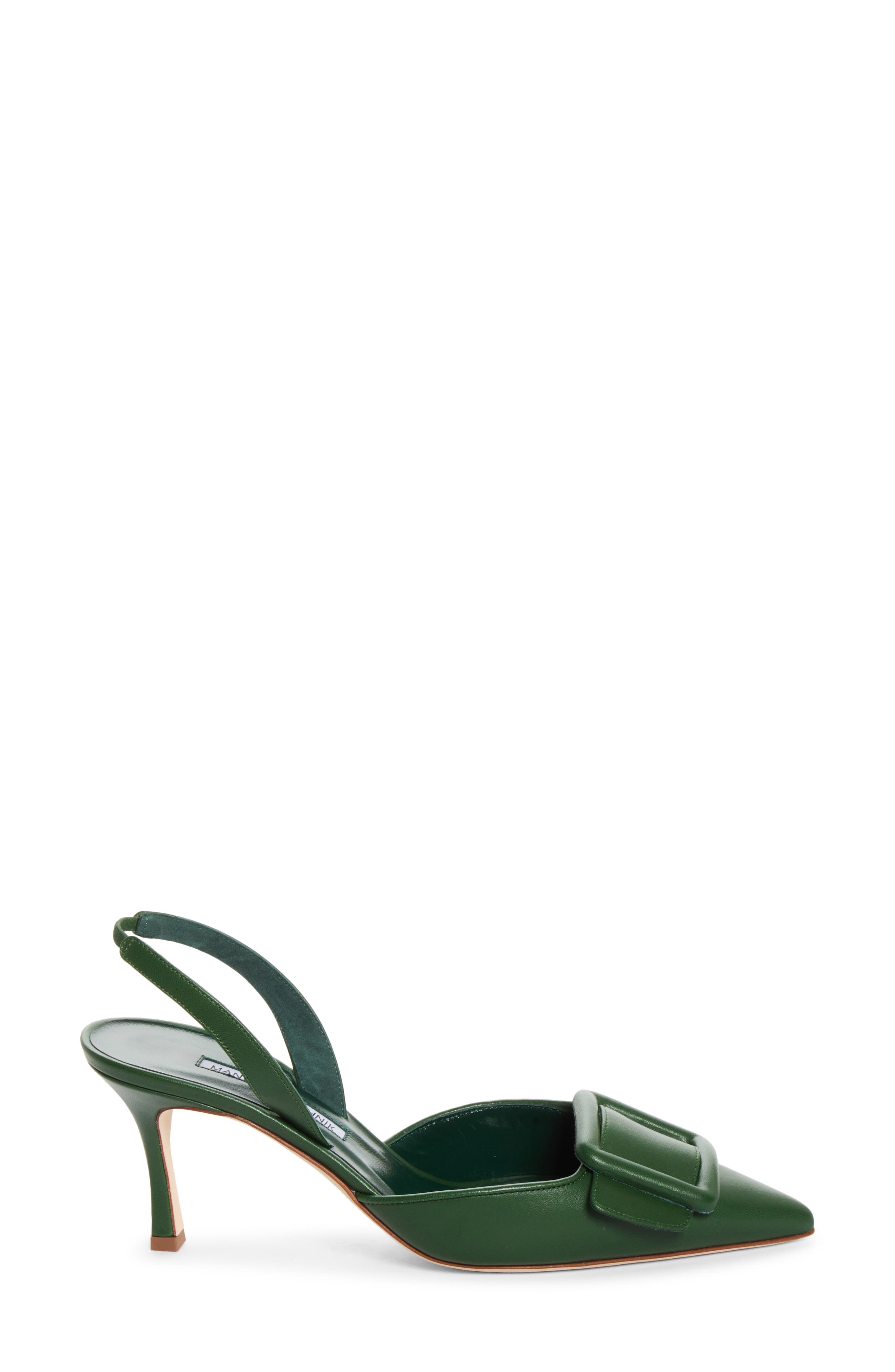 Maysli Buckle Slingback Pump, Alternate, color, GREEN