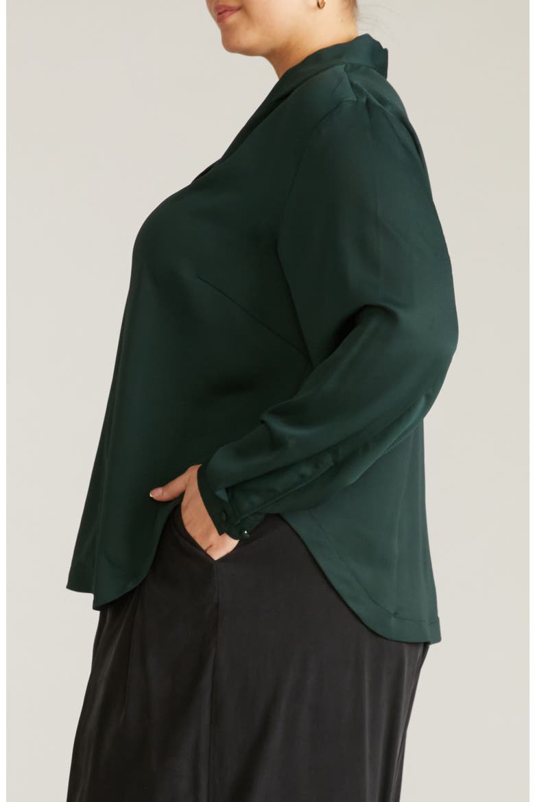 Cambria Pebble Georgette Top, Alternate, color, SCARAB