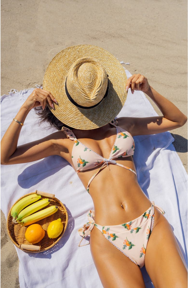 Ivy Swimwear Orange Creamsicle Bikini Bottom, Alternate, color, Orange