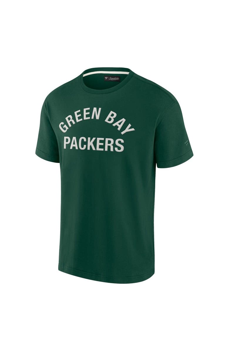 Fanatics Signature Unisex Fanatics Signature Green Green Bay Packers Elements Super Soft Short Sleeve T-Shirt, Alternate, color, Green