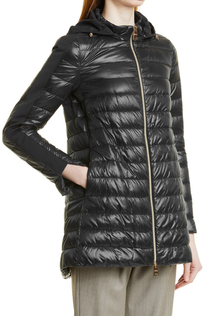 Herno High/Low Down Puffer Coat, Alternate, color, 