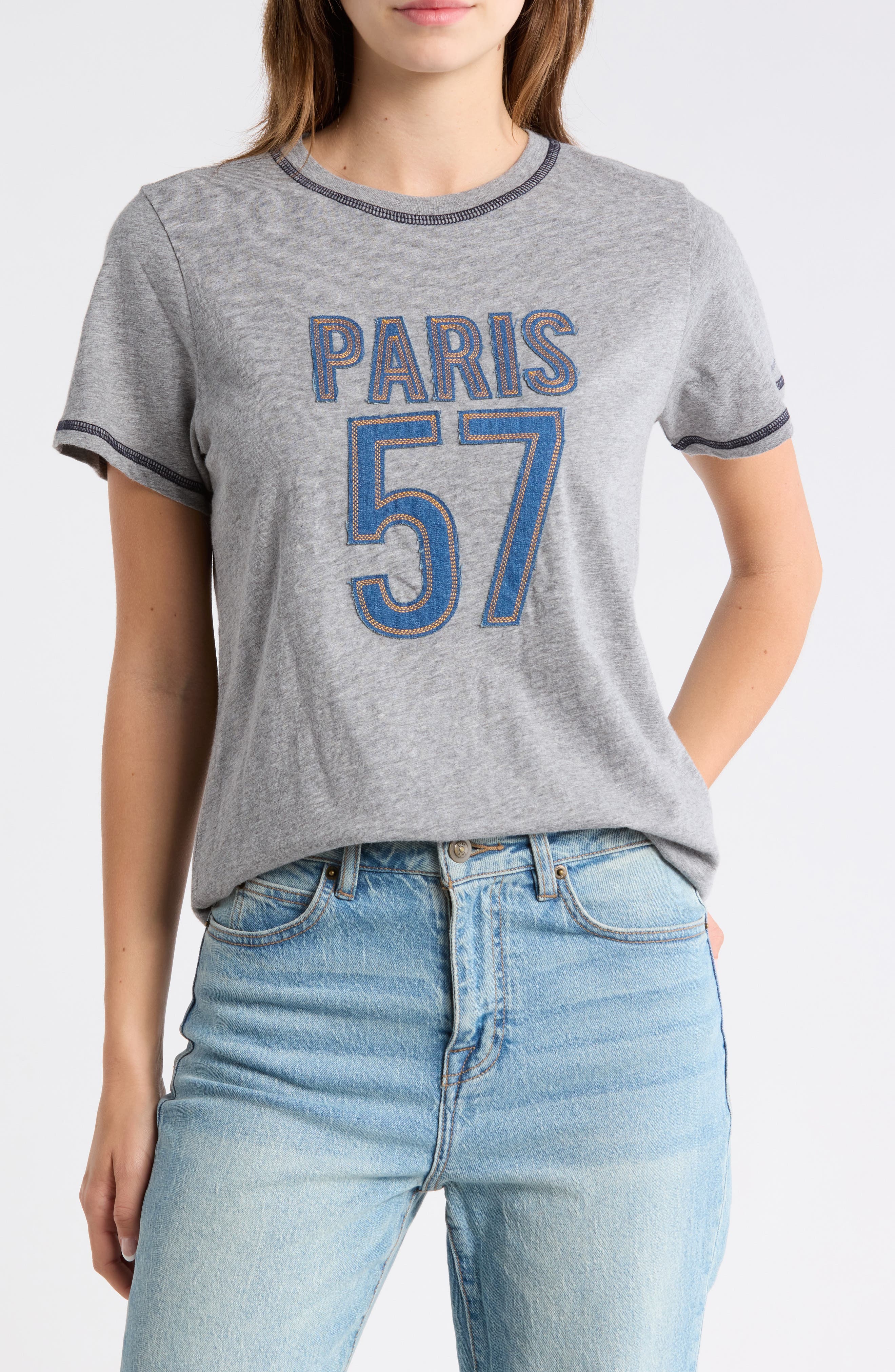 Cinq à Sept Paris 57 Heathered T-Shirt