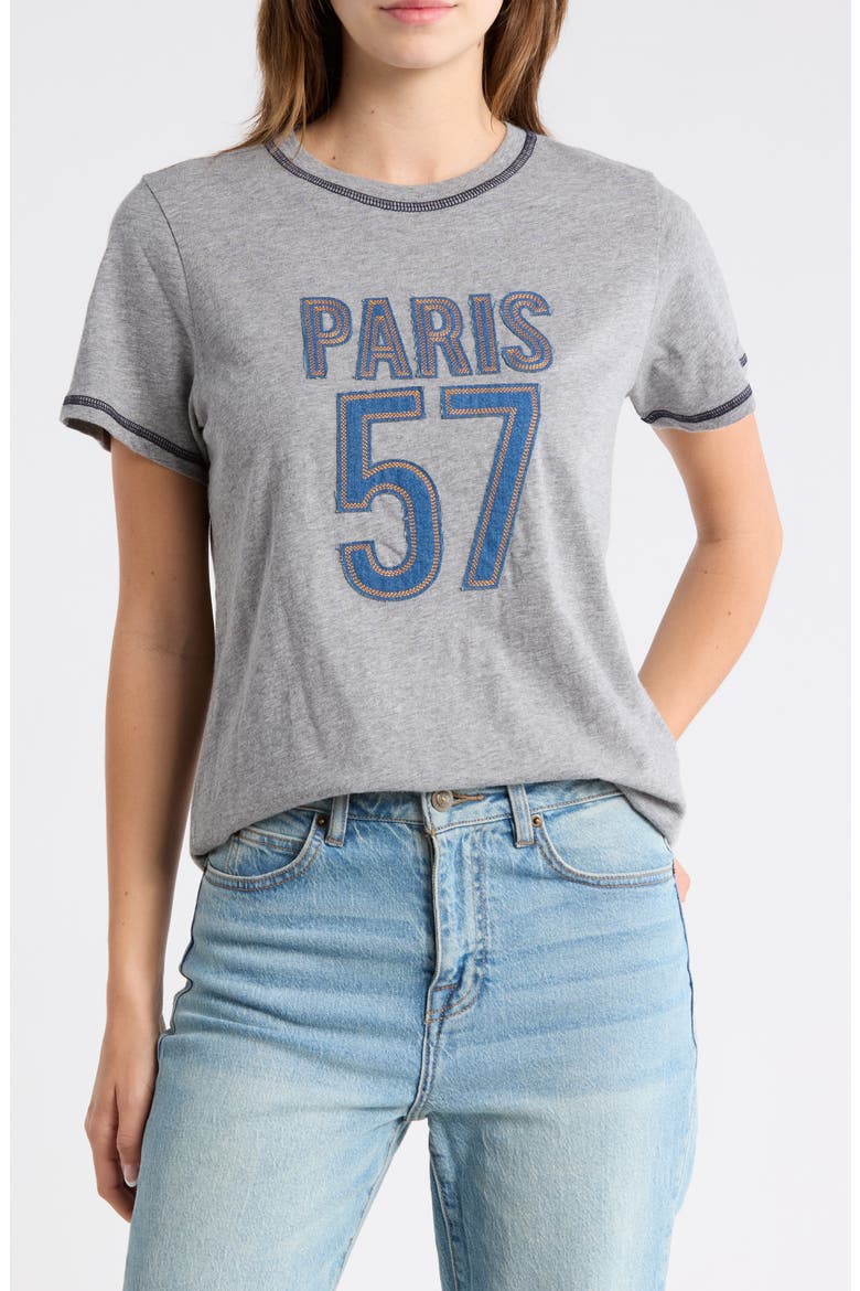 Paris 57 Heathered T-Shirt, Main, color, HEATHER GREY