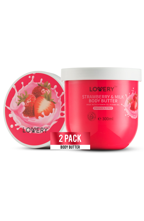 Lovery Whipped Body Butter In Strawberry Milk