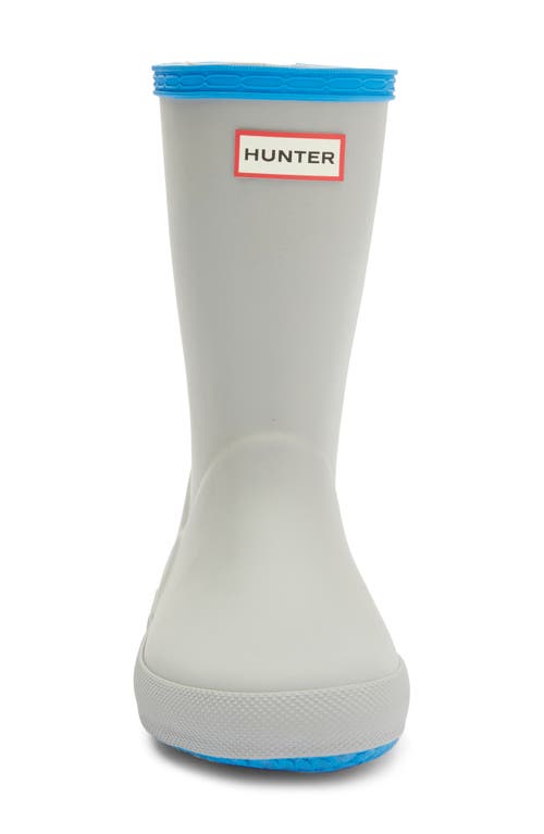 Hunter Kids' First Classic Rain Boot In Gray