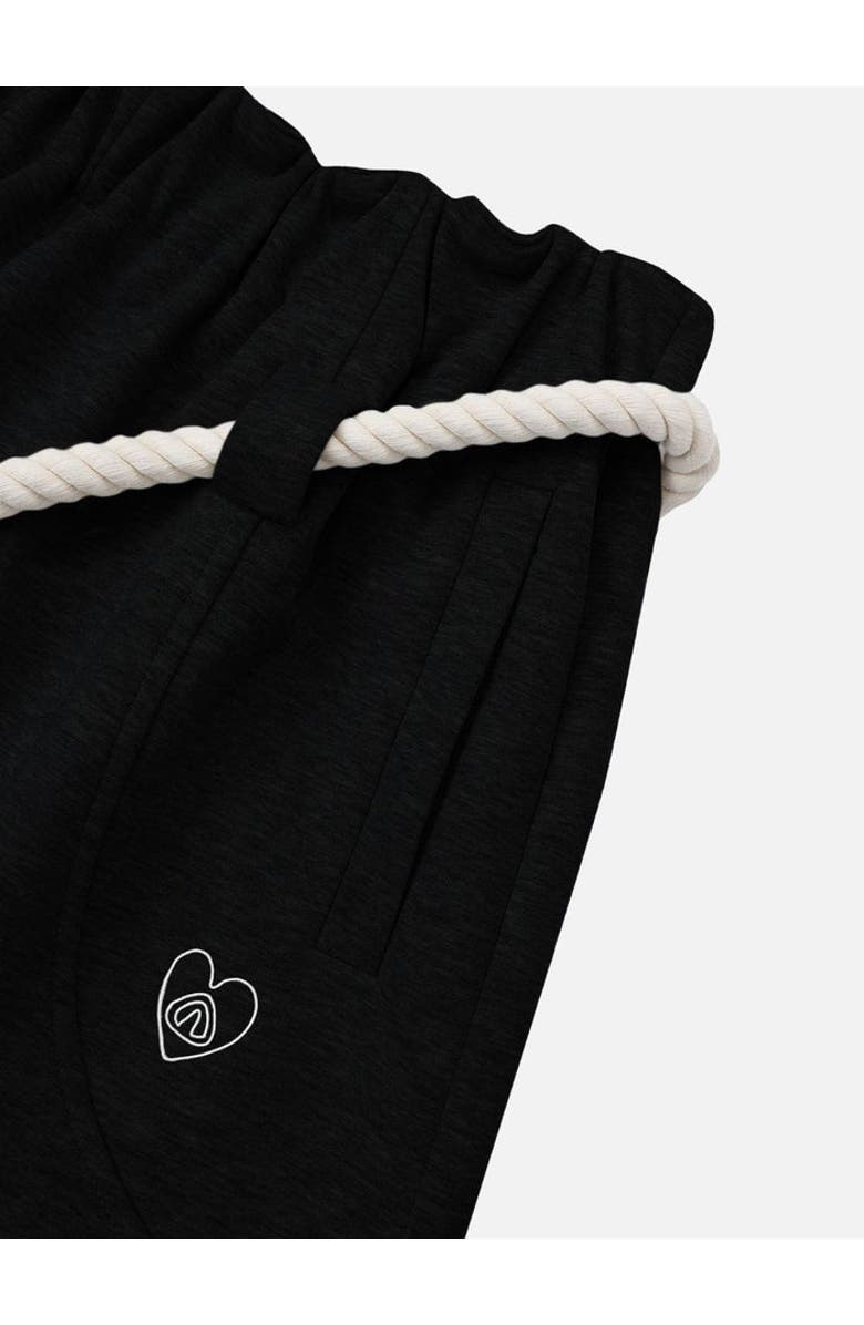 AELFRIC EDEN Stripe Super Baggy Barrel Sweatpants, Alternate, color, Black