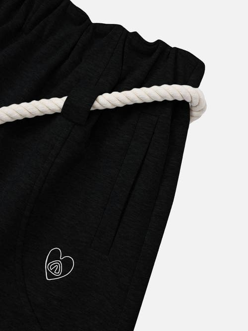 Aelfric Eden Stripe Super Baggy Barrel Sweatpants In Black