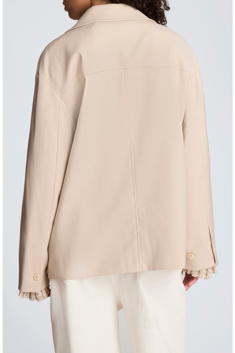 Twill Trench Jacket, Alternate, color, TIMELESS TAUPE