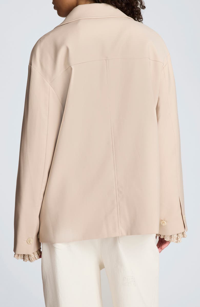 Kenneth Cole Twill Trench Jacket, Alternate, color, Timeless Taupe