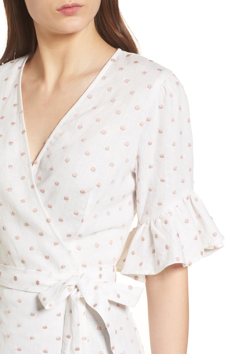 WAYF Kaitlyn Wrap Top, Alternate, color,