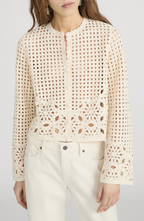 The Postcard Open Stitch Cardigan