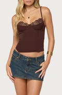 EDIKTED Marla Lacey Corset Camisole