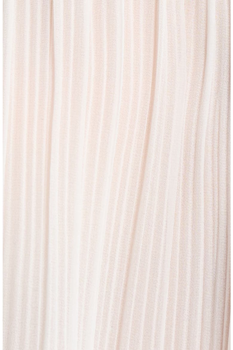 Karina Semisheer Crinkle Chiffon Shorts Pajamas, Alternate, color, IVORY