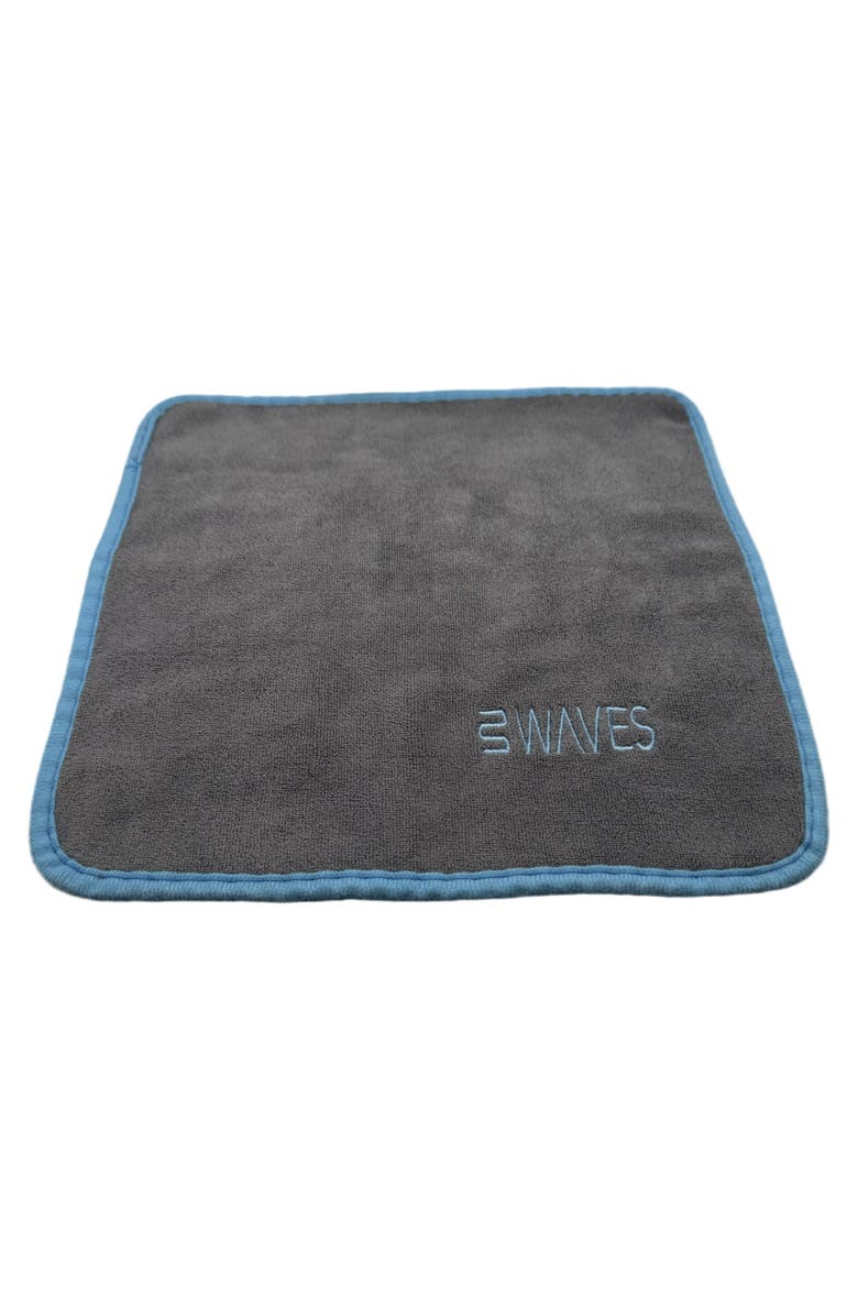 Waves California Microfiber Shoe Towel, Main, color, Grey