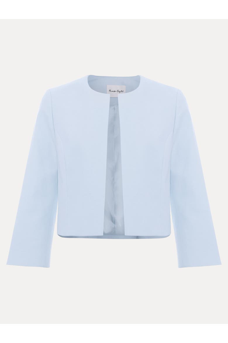 Elizabeth Cropped Jacket, Alternate, color, Pale Blue