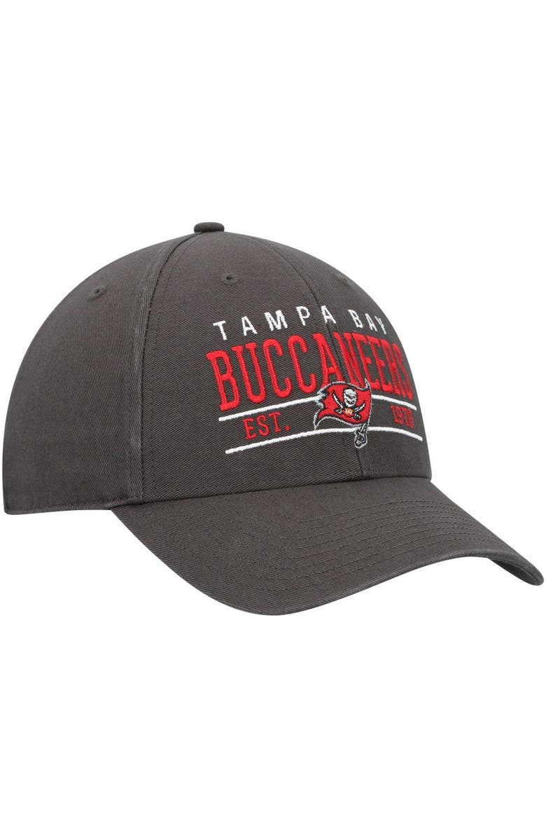 '47 Men's '47 Graphite Tampa Bay Buccaneers Centerline MVP Adjustable Hat, Alternate, color, 