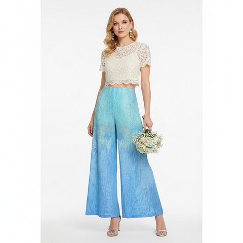 Ombre Wide Leg Pants