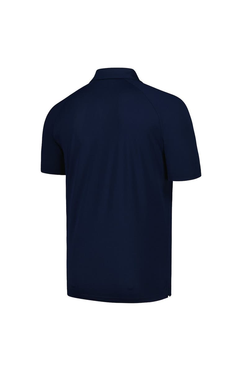 LEVELWEAR Men's Levelwear Navy Atlanta Braves Sector Batter Up Raglan Polo, Alternate, color, 