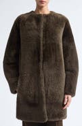 Vince Reversible Genuine Shearling Coat