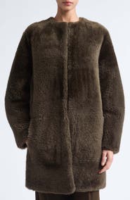Vince Reversible Genuine Shearling Coat