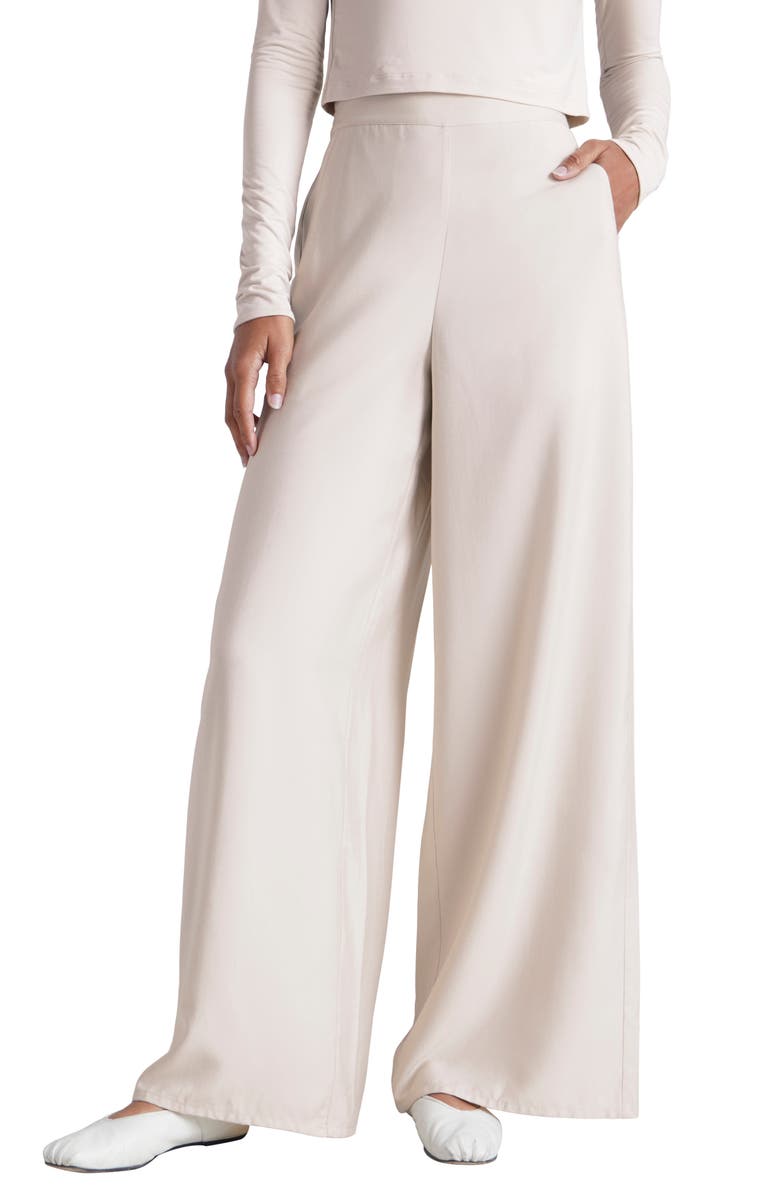 Splendid x Kate Young Wide Leg Pants, Main, color, 