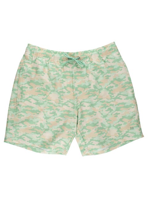 UPF50+ Sun Protected Men's Stretch Swim Trunks