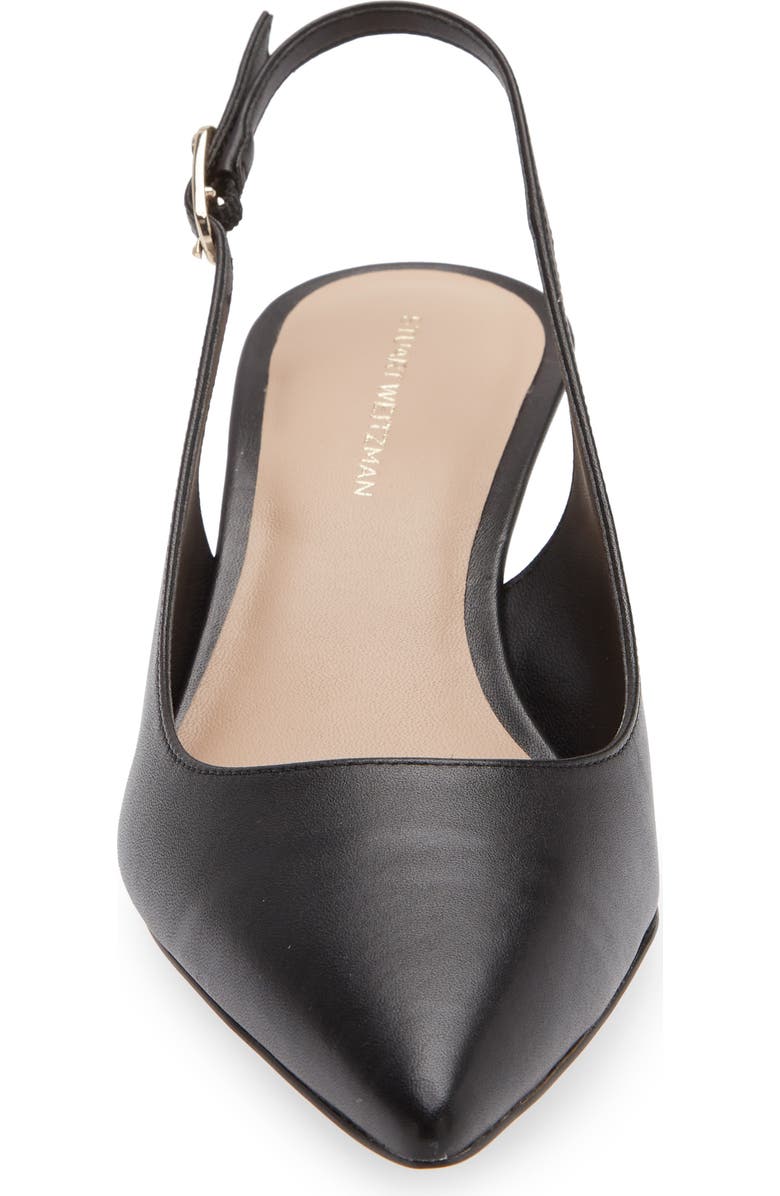Stuart Weitzman Isla 50 Slingback Pump, Alternate, color, Black