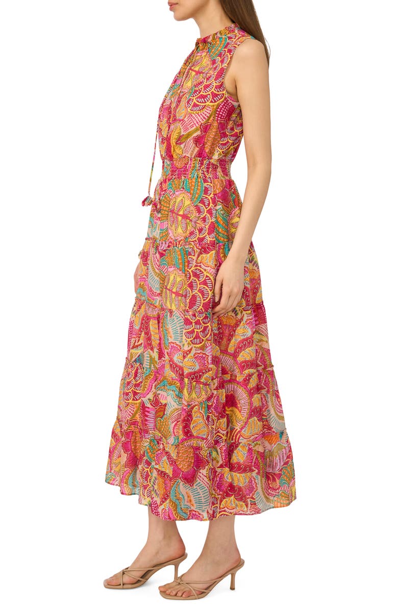 Halogen<sup>®</sup> Smocked Tiered Sundress, Alternate, color, Pink Multi