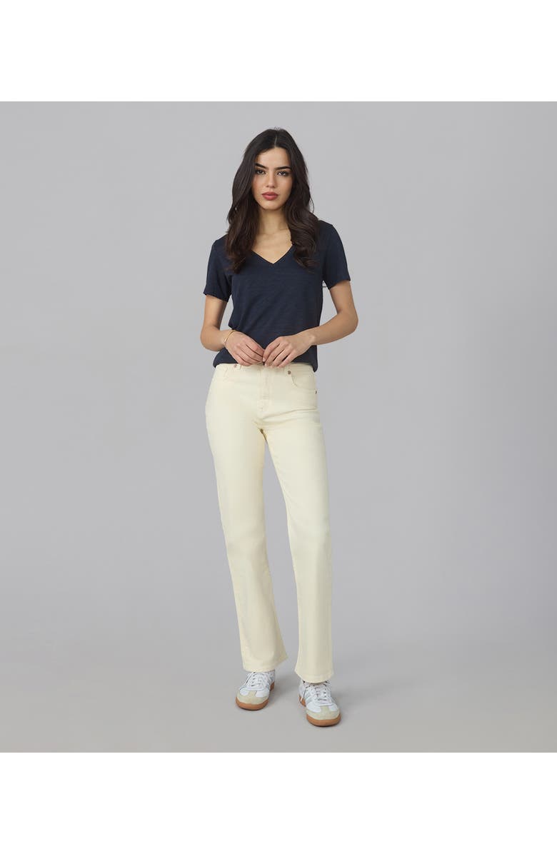 Lola Denim Denver High Rise Straight Jeans, Alternate, color, Raw