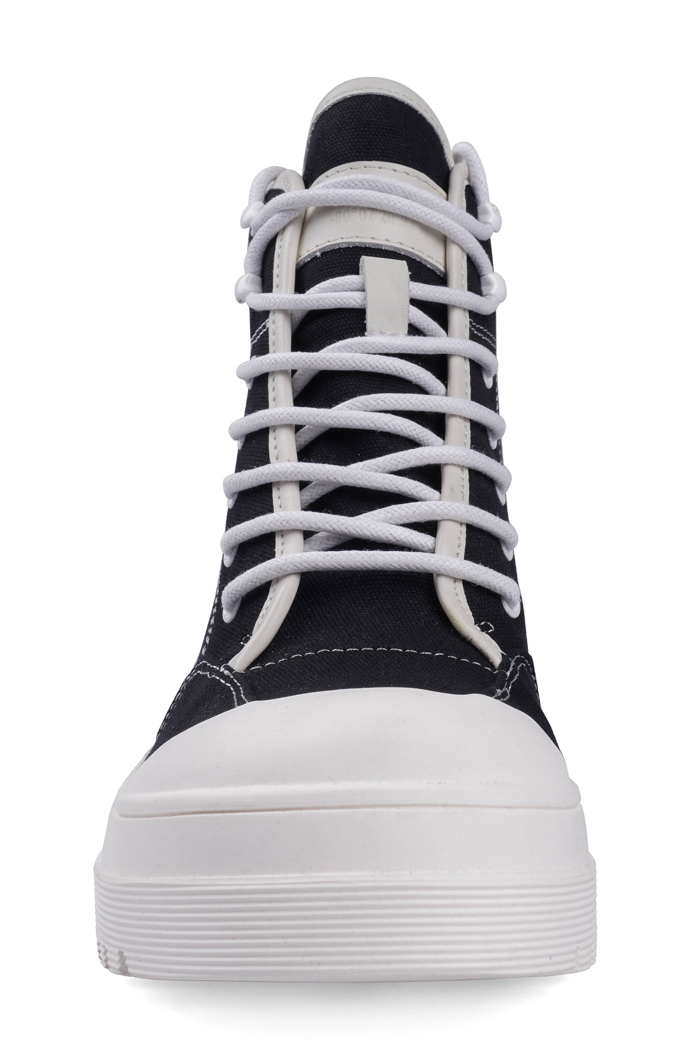 ZIGI Strellah High Top Sneaker, Alternate, color, Black Canvas