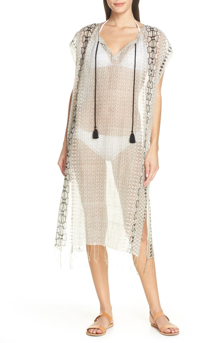 Roller Rabbit Aleph Finn Cover-Up Dress, Main, color, 